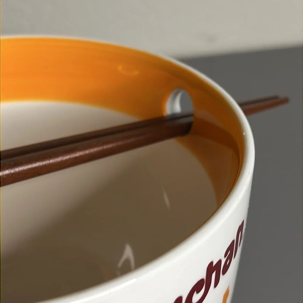 Maruchan Instant Noodles 24oz Mug Bowl with Wooden‎ Chopsticks Mad Engine